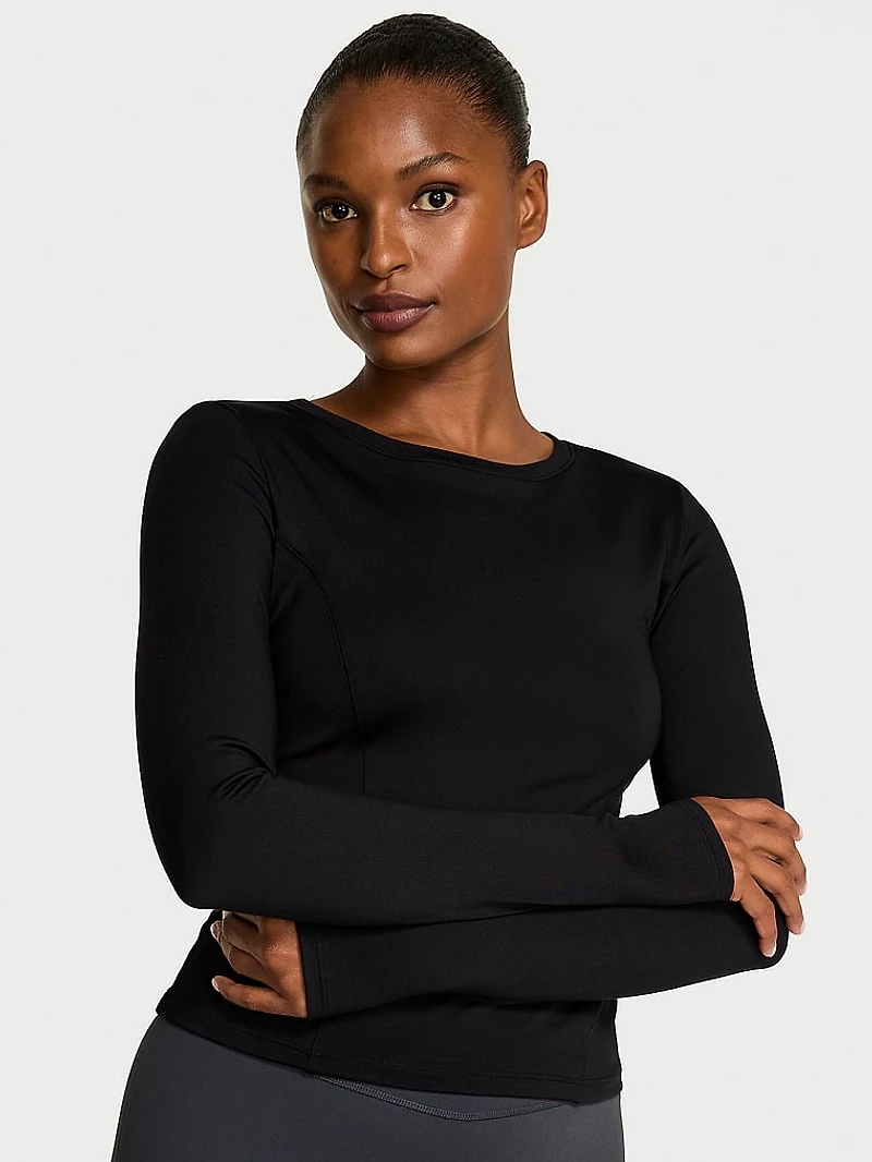 VSX Essential Long-Sleeve Cut-Out Top