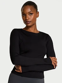 VSX Essential Long-Sleeve Cut-Out Top