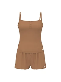 Cotton Henley Cami