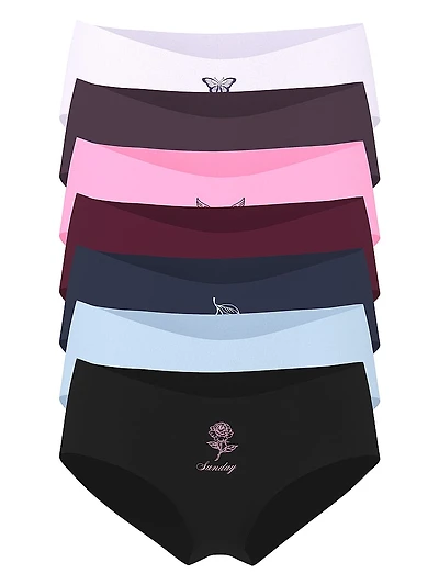5-Pack No Show Cheeky Panties