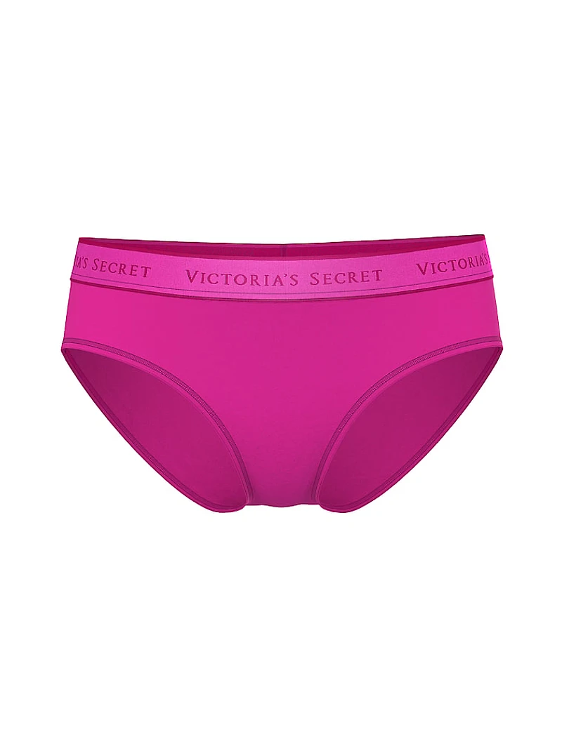 Logo Cotton Hiphugger Panty