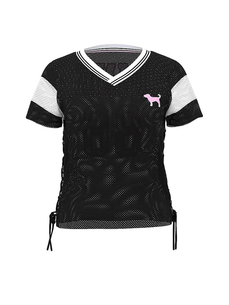 Varsity Lace-Up Football Jersey