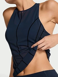 VSX Flocked Mesh Tank Top