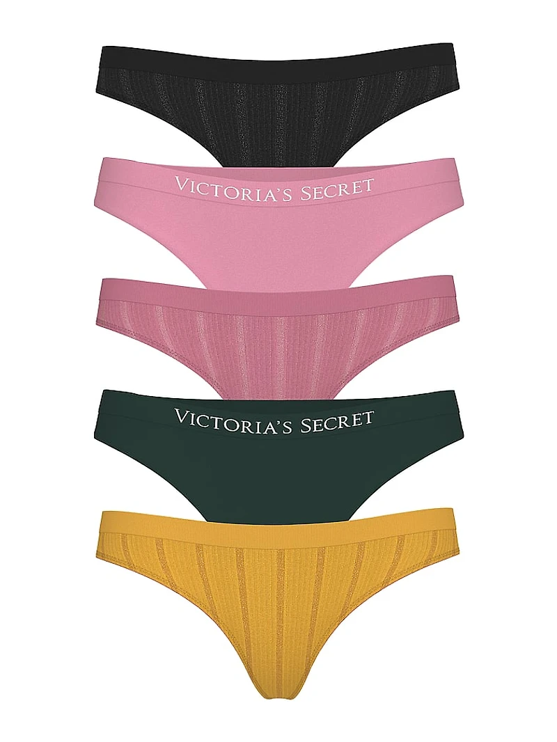 5-Pack Seamless Thong Panties