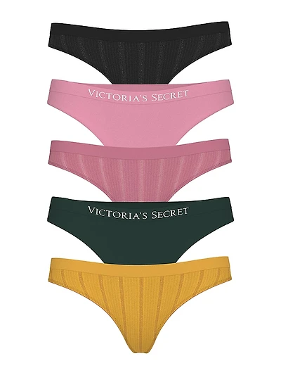 5-Pack Seamless Thong Panties