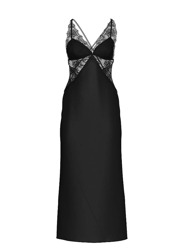 lace dress try on Blue Lace Barely There Dress - Sultry Elegance, M Ellae Lisque - Perfect Lace Dress for Date Nights main image 0