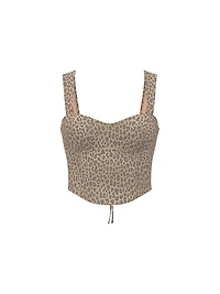 Lace-Up Corset Top