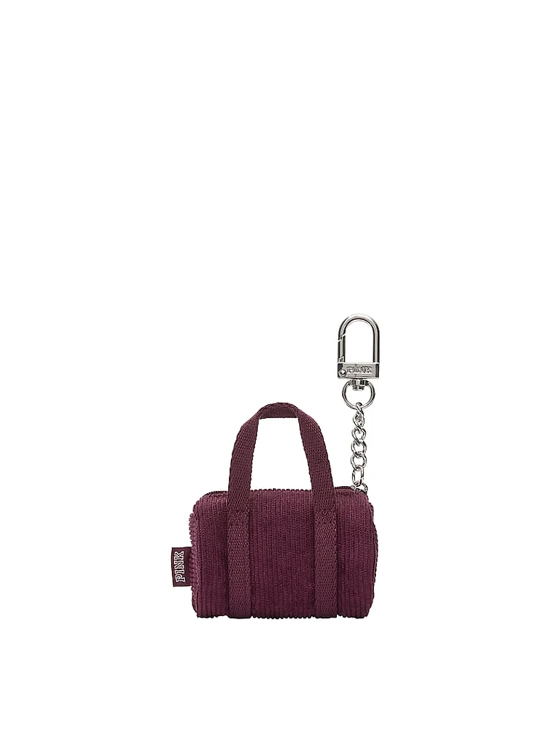 Mini Duffle Keychain Charm