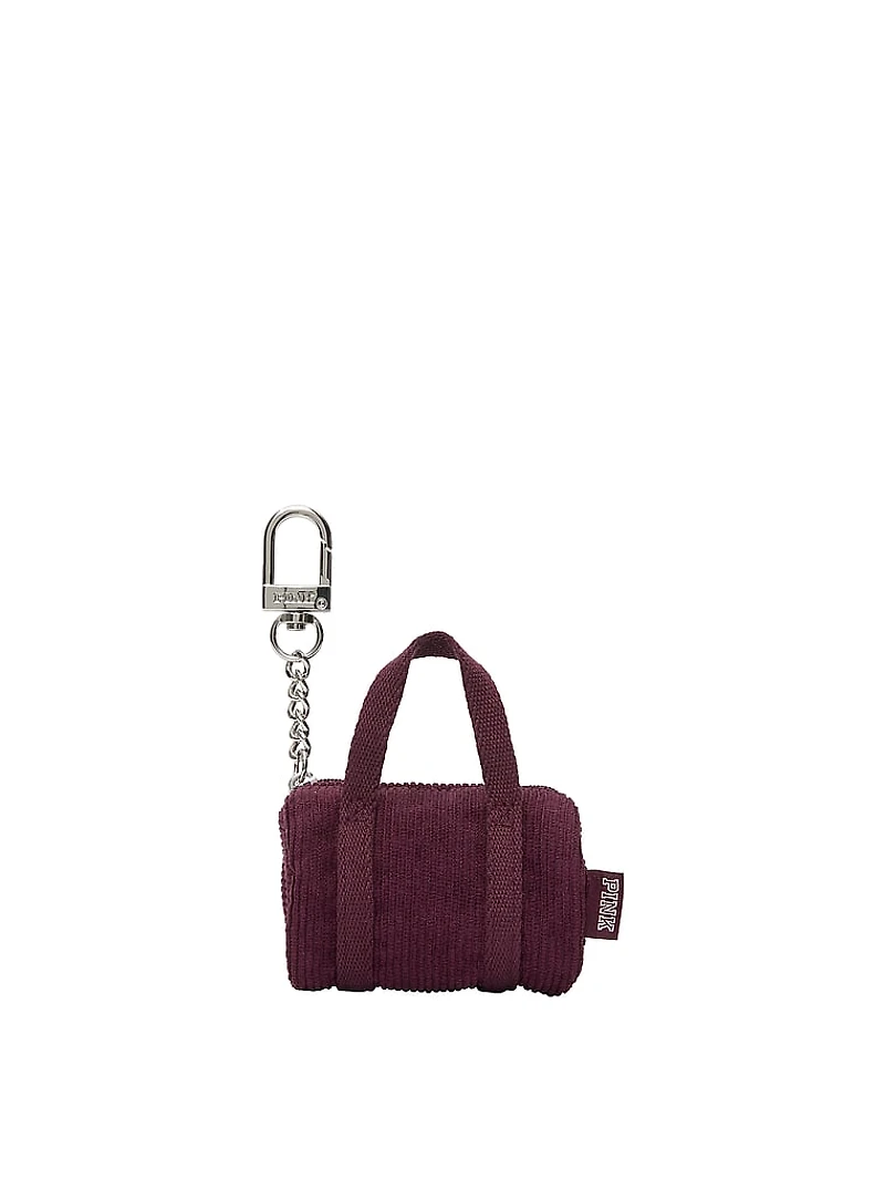 Mini Duffle Keychain Charm