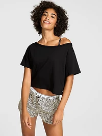 Slouchy Cropped Sleepshirt