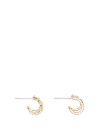 Double Huggie Earrings