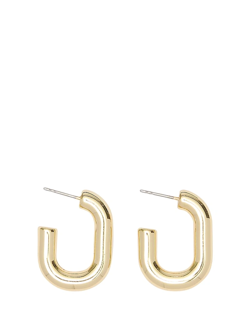 Oval Hoop Earrings
