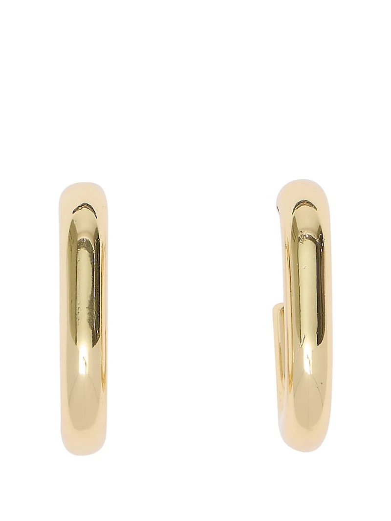 Oval Hoop Earrings