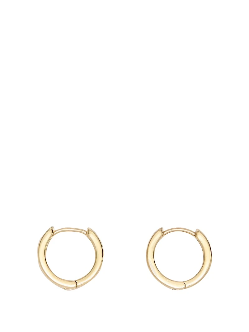 Wide Huggie Earrings