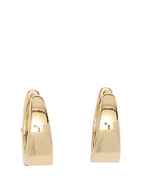 Wide Huggie Earrings