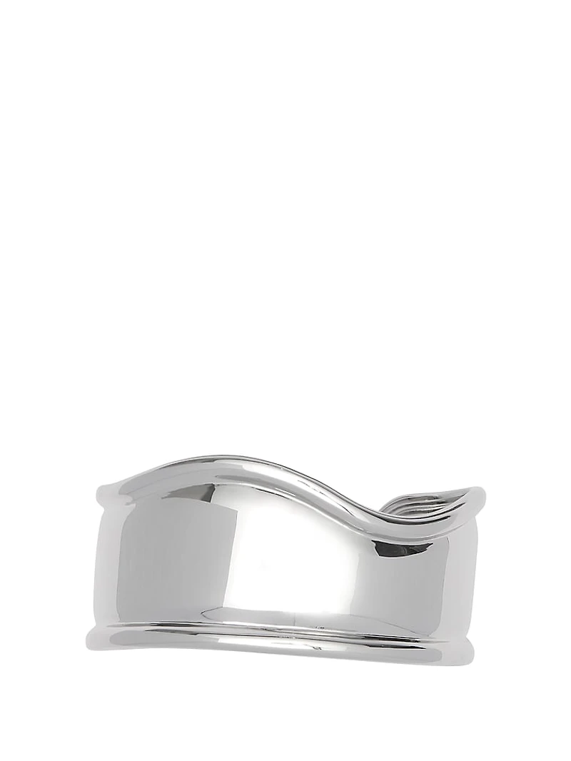 Sculptural Wide Cuff Bracelet