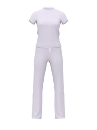 Wide-Ribbed Long Pajama Set