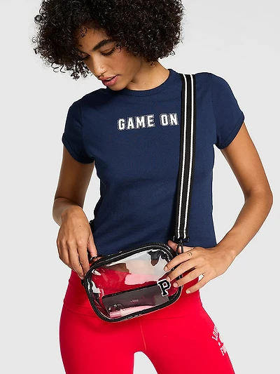 Clear Convertible Crossbody Bag
