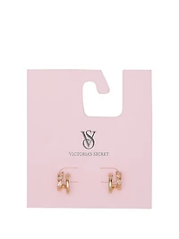 Double Huggie Earrings
