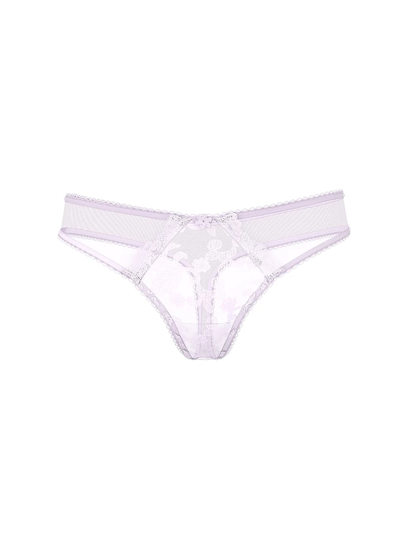Lace-Trim Thong Panty
