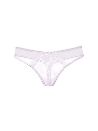 Lace-Trim Thong Panty