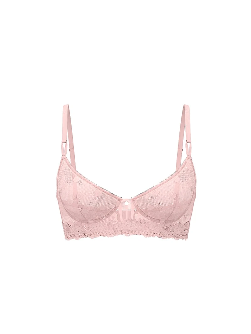 Sexy Tee Sheer Heritage Unlined Demi Bra Top