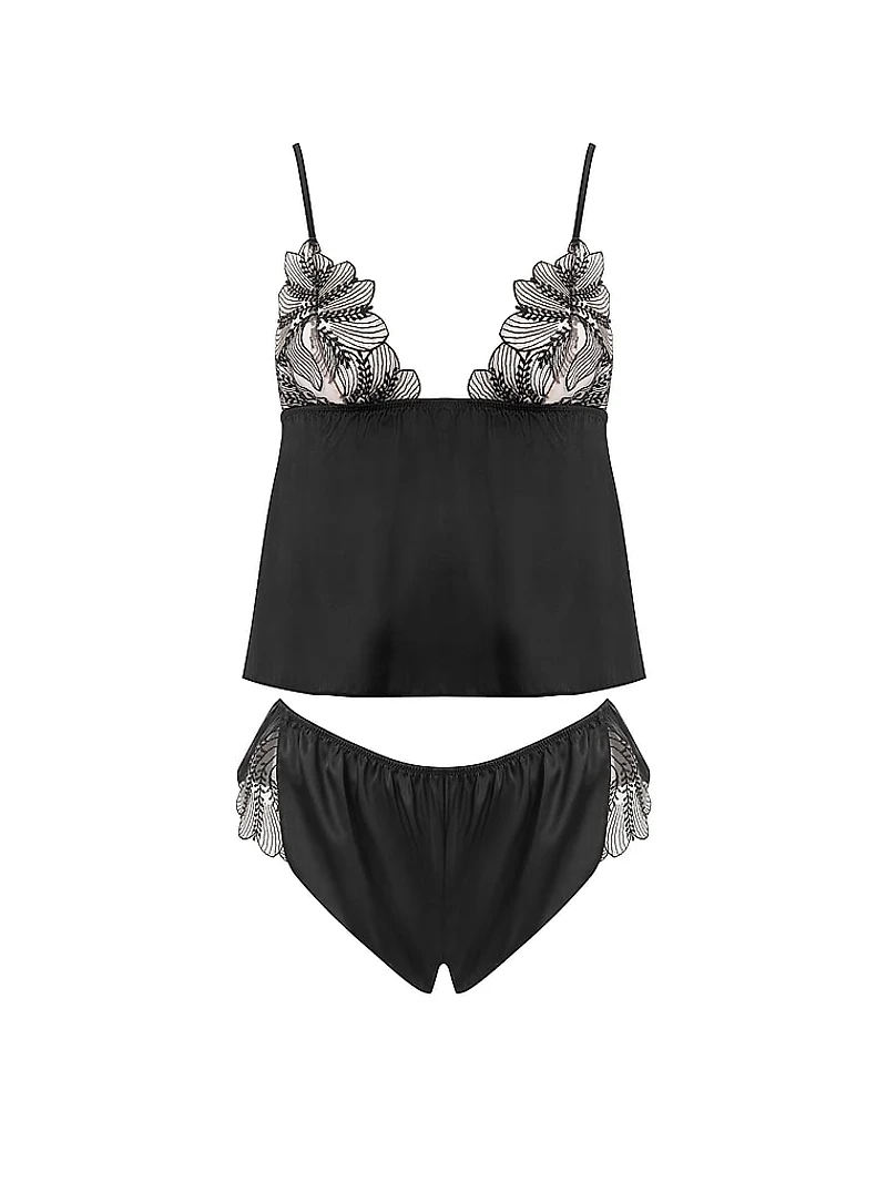 Sadiya Luxury Satin Cami and Shorts Set