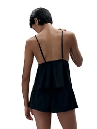 Sadiya Luxury Satin Cami and Shorts Set