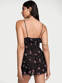Wisteria Sheer Chiffon Babydoll Set