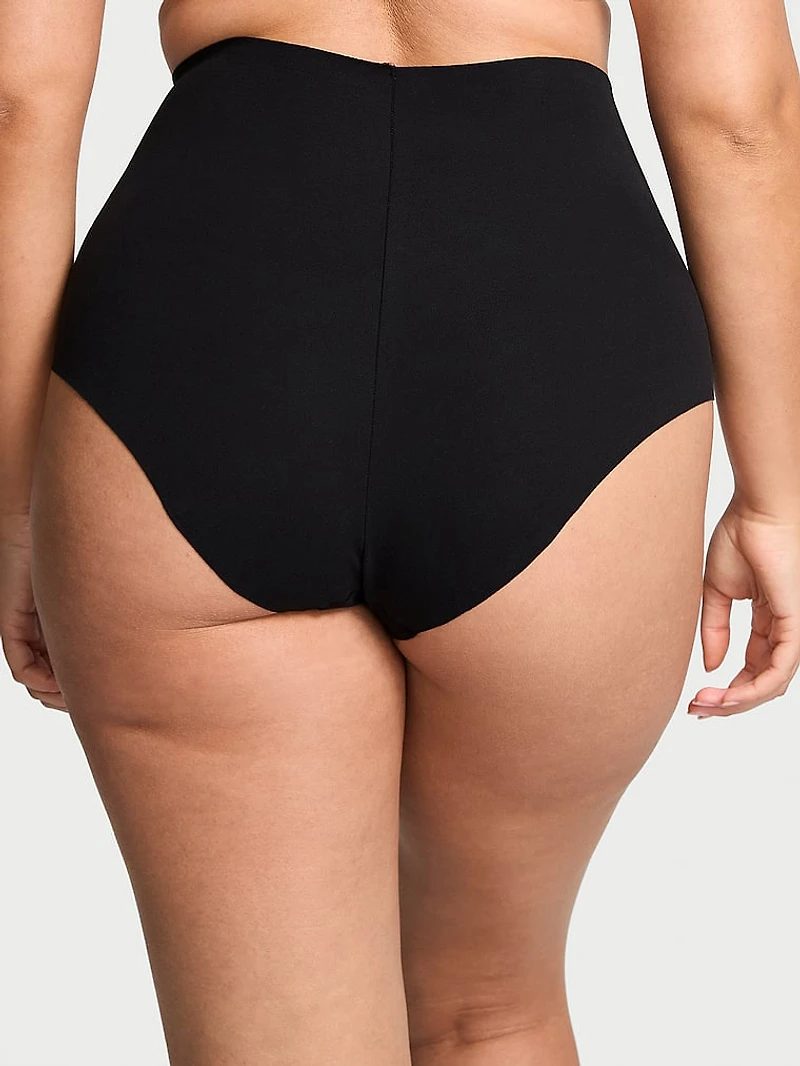 No-Show Cotton High-Waist Brief Panty