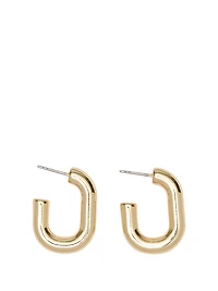 Oval Hoop Earrings