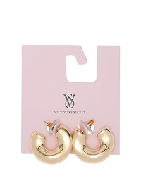 Chunky Small Hoop Earrings
