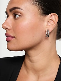 Oval Hoop Earrings