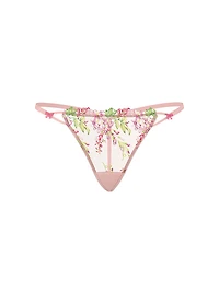Wisteria Embroidery V-String Panty