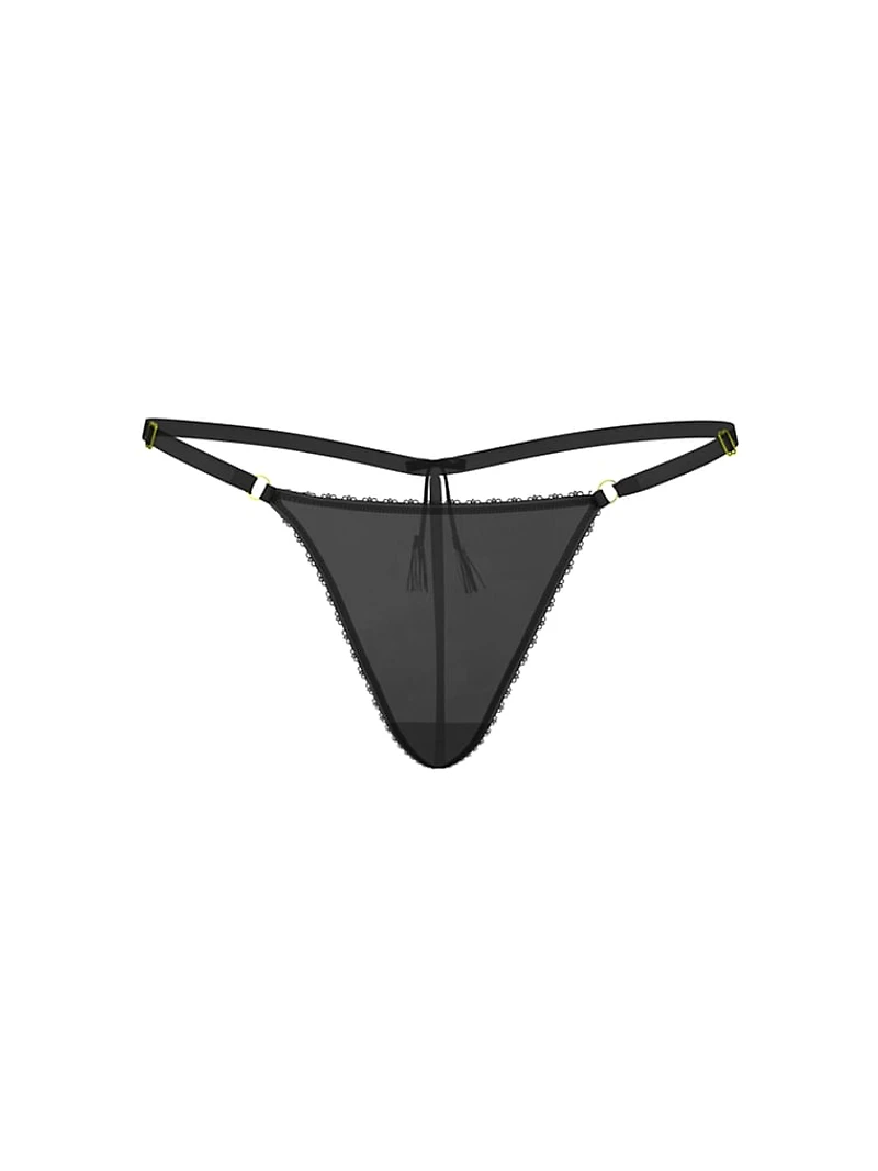 Ring Hardware V-String Panty
