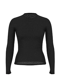 Base Leopard Mesh Long- Sleeve Tee