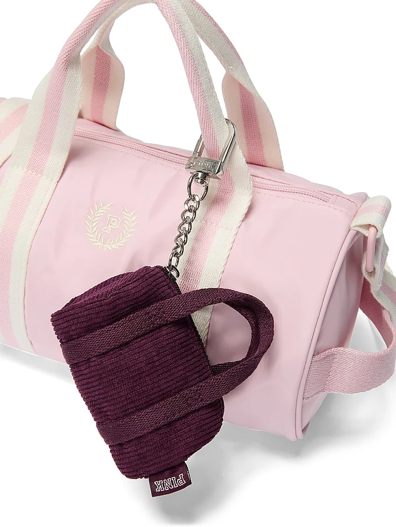 Mini Duffle Keychain Charm
