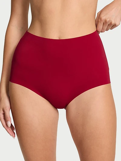 No-Show Cotton High-Waist Brief Panty