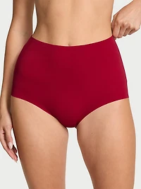 No-Show Cotton High-Waist Brief Panty