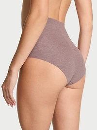 No-Show Plaid Mesh Modern Brief Panty