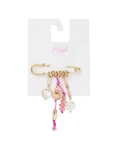 Safety Pin Shoe Charm