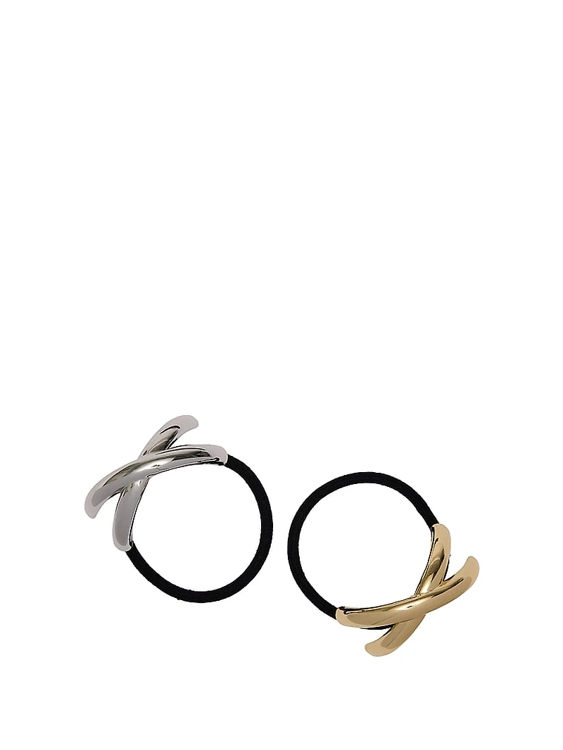 2-Pack Crisscross Cuff Hair Ties