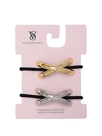 2-Pack Crisscross Cuff Hair Ties