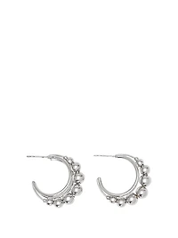 Ball Chain Hoop Earrings