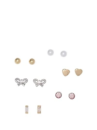 9-Pack Stud Earring Set