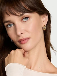 Sculptural Hoop Earrings