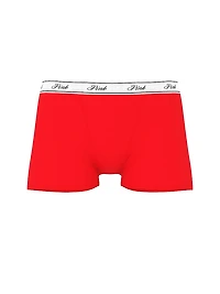 Logo Cotton High-Waist Boyshort Panty