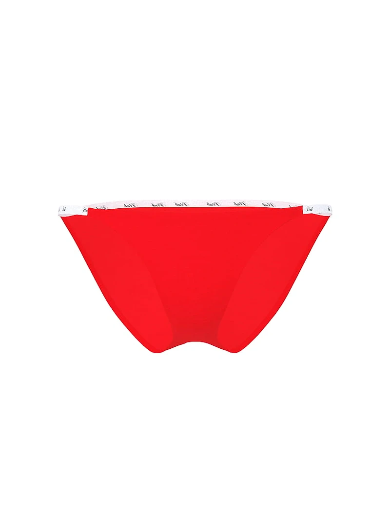 Logo Cotton String Bikini Panty