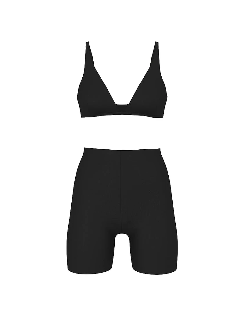 SoSleek™ Triangle Bralette & Short Set