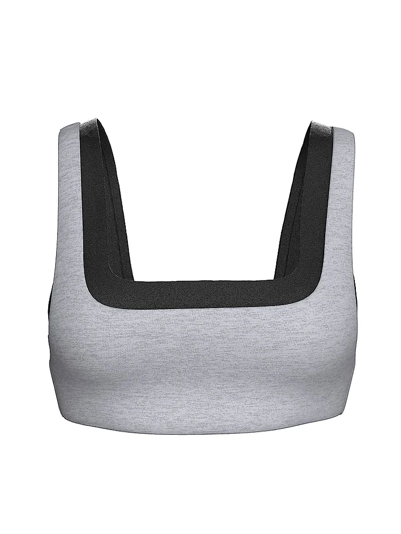 Relay Double Up Square-Neck Bra
